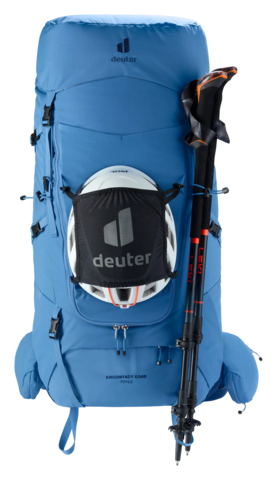 Картинка рюкзак туристический Deuter Aircontact Core 70+10 Baltic/Nightblue - 4
