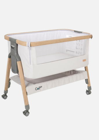 Tutti Bambini Колыбель CoZee Oak and Charcoal с колесами