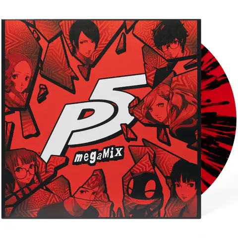 Виниловая пластинка. OST – Persona 5 Megamix (Red with Black Splatter Vinyl)