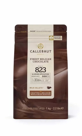 Шоколад молочный 33,6%, №823, Callebaut, Бельгия, 1 кг