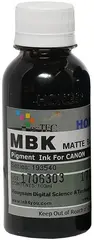 Чернила Dctec для Canon Pixma, пигментные быстросохнущие, матовые черные (Matte Black), 100 мл (серия 193540)