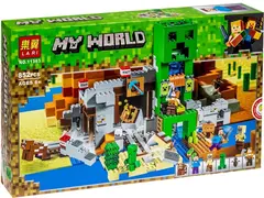 Конструктор Lepin Майнкрафт "Пещера или шахта Крипера"