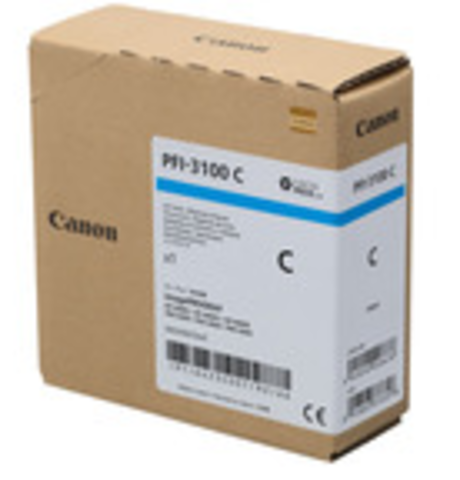 Картридж Canon PFI-3100C Cyan — голубой, 160 мл, для imagePROGRAF GP-2600S, GP-4600S, GP-6600S, PRO-2600, PRO-4600, PRO-6600 (6423C001)