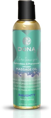 Массажное масло с феромонами DONA Naughty Sinful Spring - 125 мл. - System JO DONA JO40519
