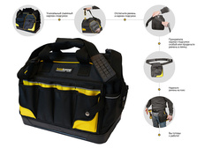 НКТВ0146 Сумка 46 карм. съемный карман для установки на ремень, 100% полиэстер, pat, Hanskonnner