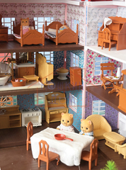 Кукольный домик со светом с полным комплектом мебели Anbeya family 015-13