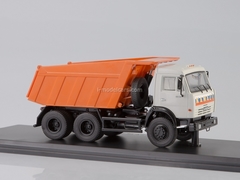 KAMAZ-65115 tipper white-orange 1:43 Start Scale Models (SSM)