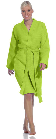 Халат вафельный Vossen Rom meadow green