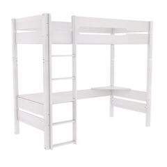 Кровать чердак Амелия (белый воск)