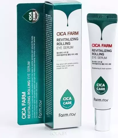 Farmstay Cica Farm Revitalizing Rolling Eye Serum Сыворотка для кожи вокруг глаз восстанавливающая с центеллой азиатской