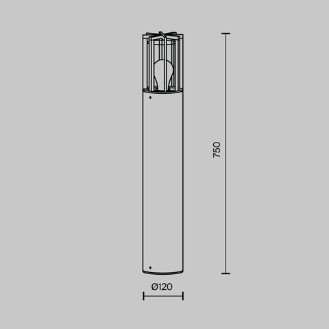 Ландшафтный светильник Maytoni Barrel O453FL-01GF