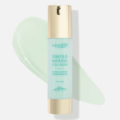 AGESTOP SWITZERLAND Marine Collagen Sleeping Mask Роскошная антивозрастная крем-маска, 50 мл