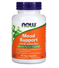 Now Foods Mood Support со зверобоем, 90 растительных капсул