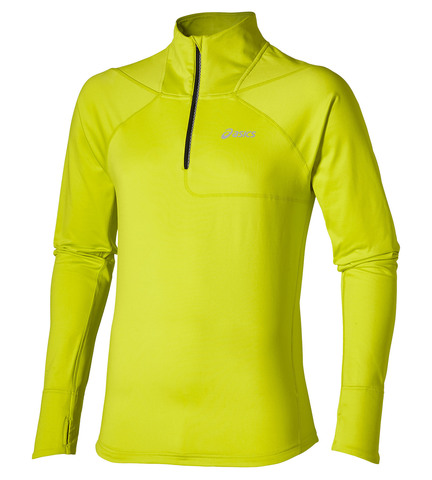 Рубашка беговая Asics Lite-Show LS 1/2 Zip мужская распродажа