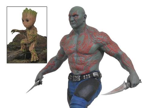 Марвел Галерея Стражи Галактики 2 фигурка Дракс и Грут — Marvel Gallery Guardians of the Galaxy 2 Drax and Groot