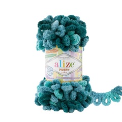 Пряжа Alize Puffy Color цвет 5883