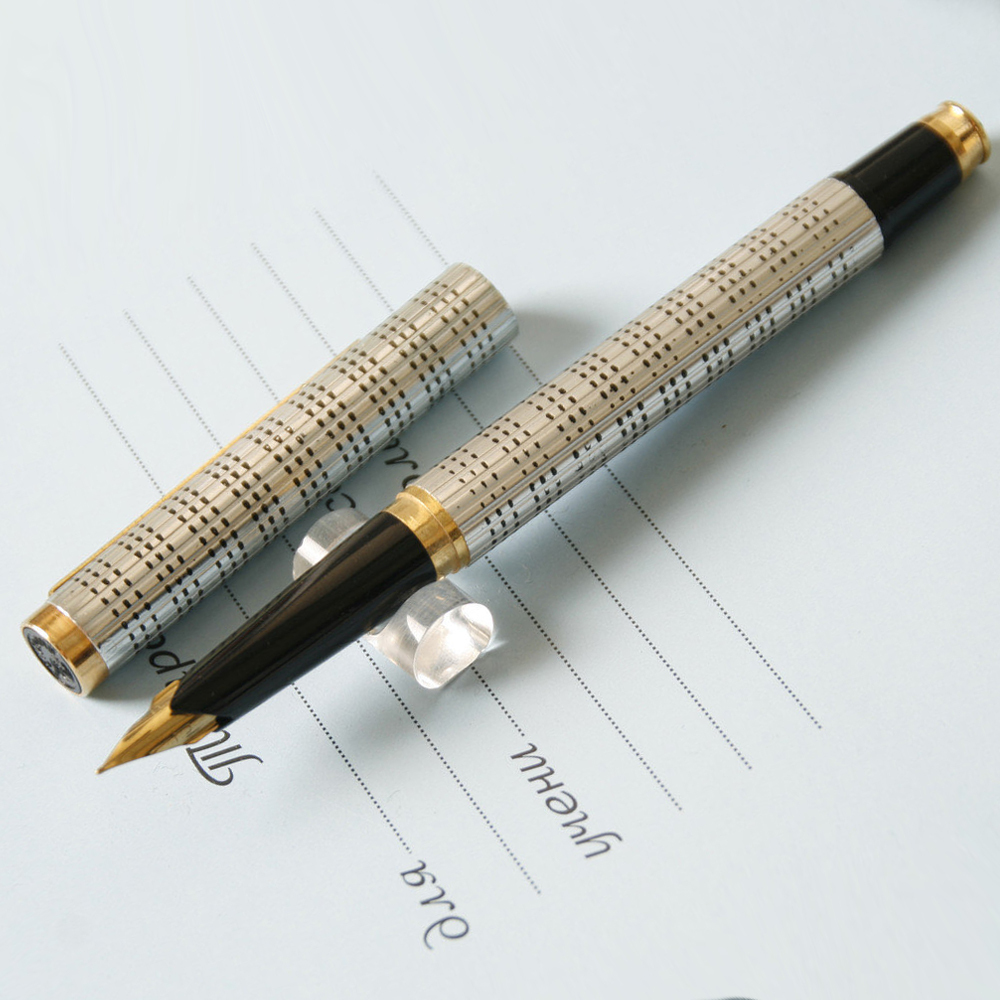 Перьевая ручка JinRong 291, Китай. Производство 1970-80 годы, перо F, корпус металл, заправка пипеткой. SALE 500!