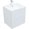 Aquanet 323178 Тумба с раковиной Терра 60 цв.белый матовый (323178)
