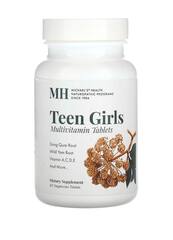 Michael's Naturopathic Мультивитамины для девочек-подростков, 60 вегетарианских таблеток