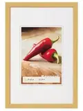 Фоторамка Walther Peppers 10x15, дерево/стекло, золотистый (BP 015 G)