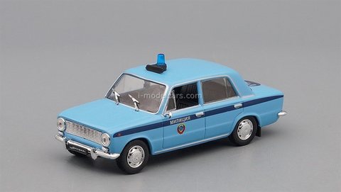 VAZ-2101 Lada Zhiguli GAI blue 1:43 DeAgostini Auto Legends USSR Police #5