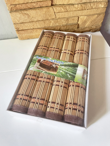 Набор салфеток бамбук для стола 25х35 см., В наборе - 4 шт.