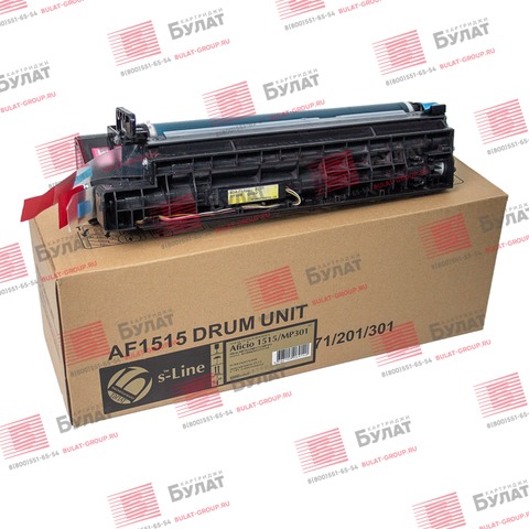 Драм-юнит / Фотобарабан / Drum БУЛАТ s-Line 1515, MP301 (411844, D1272110) для Ricoh Aficio 1515, MP 301 (Чёрный, 45000 стр.), универсальный, ref