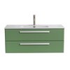 Cezares ECO-CER-N-1200-2C-SO-PS-P ECO-CER-N База под раковину подвесная с двумя выкатными ящиками, Фисташковый Софт, 1200x457x500