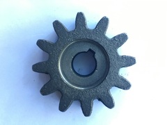 Шестерня привода барабана бетономешалки: вал 17 мм; Z-12; высота зуба 20 мм