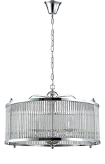 Подвесная люстра Crystal Lux TADEO SP6 D600 CHROME/TRANSPARENTE