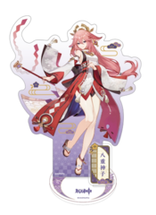 Акриловая фигурка Genshin Impact Inazuma Character Standee Yae Miko