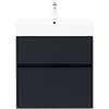 Aquanet 312875 Тумба с раковиной Aquanet Бруклин 60 цв. антрацит матовый (312875)