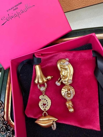Серьги Schiaparelli ухо губы нос