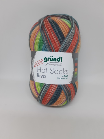 Носочная пряжа Gruendl Hot Socks Riva 05