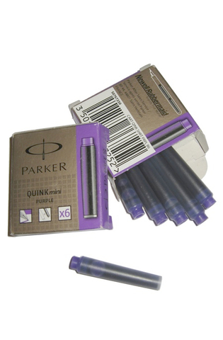 Картридж с чернилами Parker Quink MINI Z17, Purple (S0767250)