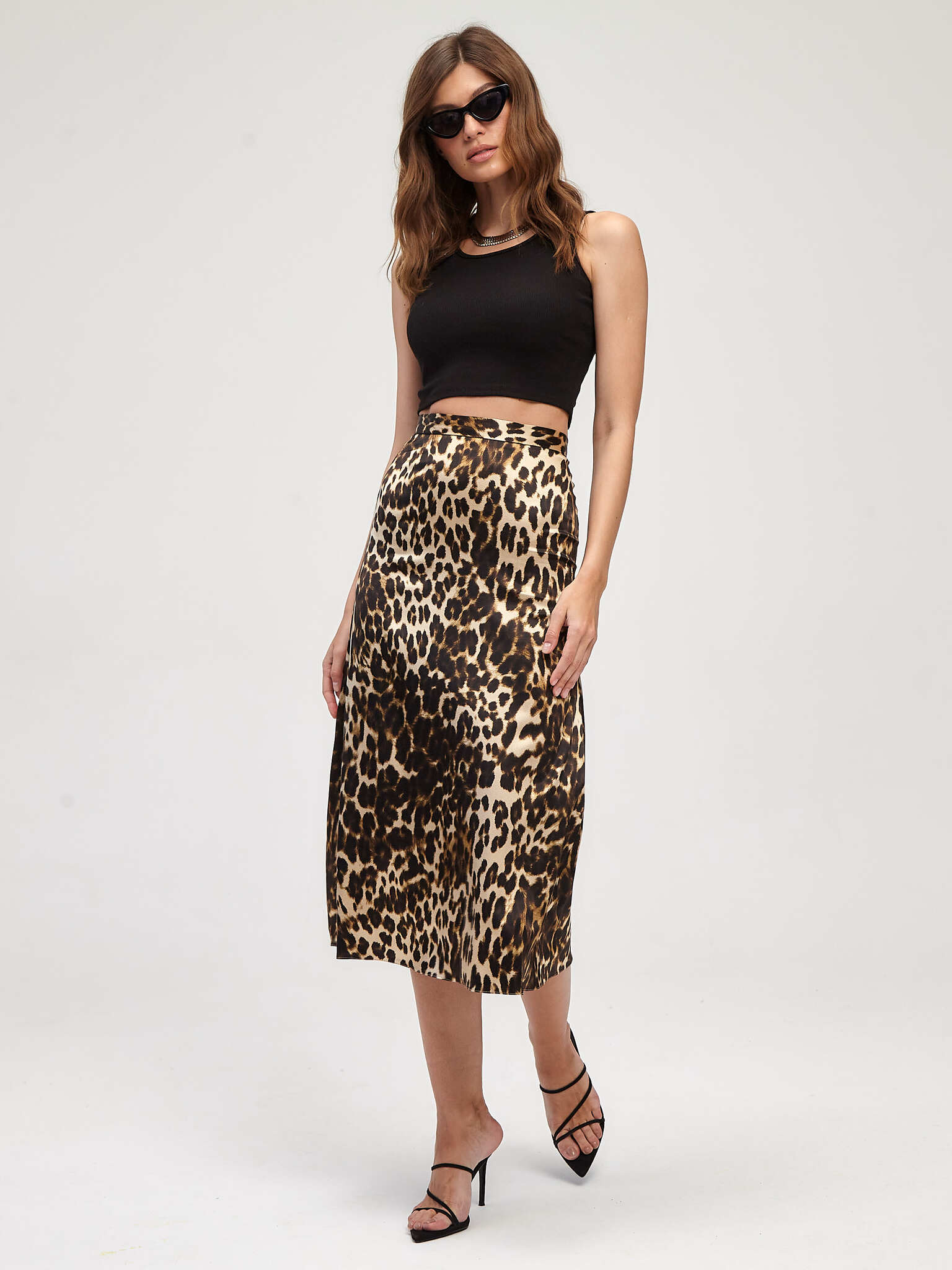 Леопардовая юбка Holly