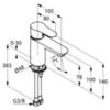 Смеситель для раковины DN 10 Kludi Objekta 321260575