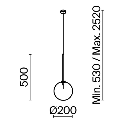 Подвесной светильник Maytoni Mood MOD172PL-01B