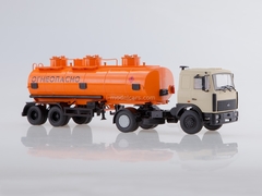 MAZ-5432 beige with semitrailer NEFAZ-96742 1:43 AutoHistory