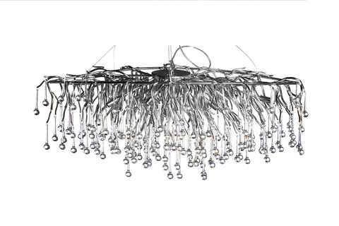 Люстра 120х36см Garda Decor хром 86-8015/1200S