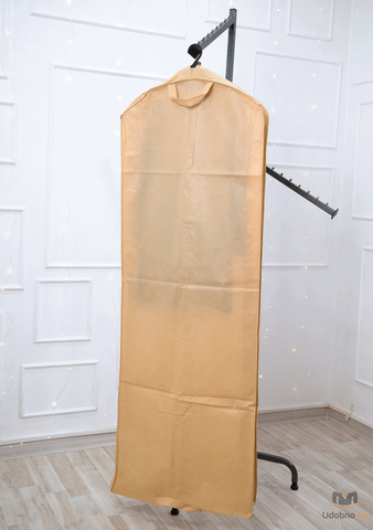 Длинный объемный чехол-футляр для одежды 65*170*15 см