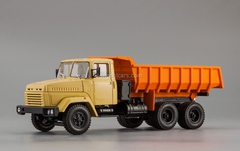 KRAZ-6510 dump truck 1985-1994 beige-orange 1:43 Nash Avtoprom