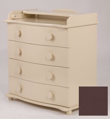 БИ 999 Комод с откидным пеленальным столиком (махагон)