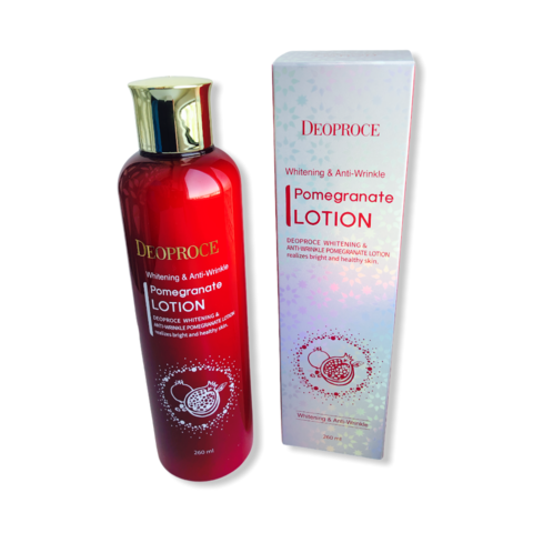 DEOPROCE WHITENING AND ANTI-WRINKLE POMEGRANATE LOTION 260мл