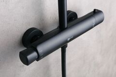 Смеситель для душа термостатический Lemark Bronx - LM3770BL