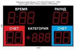 Табло для бокса Импульс 721-D21х9-D15x3-P1