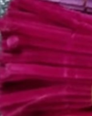 Проволока шенил/синель для рукоделия 30 см, фуксия