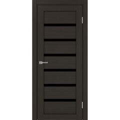 Купить Межкомнатная дверь экошпон Турин 507.12 венге остеклённая