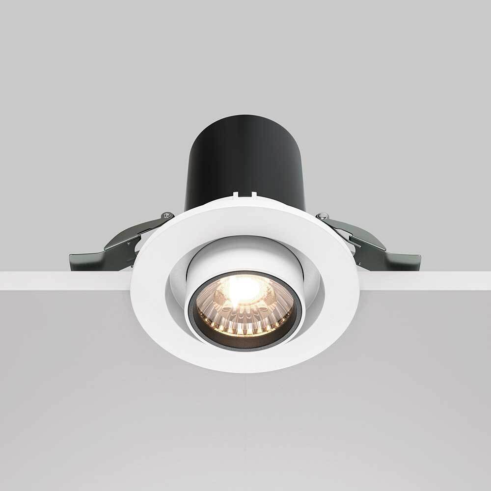 Встраиваемый светодиодный спот Maytoni Technical Hidden DL045-01-10W4K-W