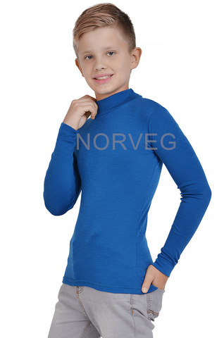 Терморубашка из шерсти мериноса с высоким горлом Norveg Soft Teens City Style Niagara детская